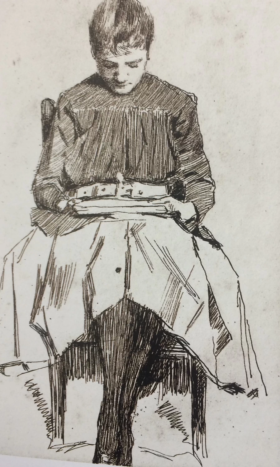 Teresa che legge - Museo Giorgio Kienerk, Fauglia, Pisa